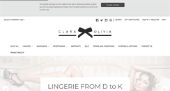 Desktop Screenshot of clara-olivia.com